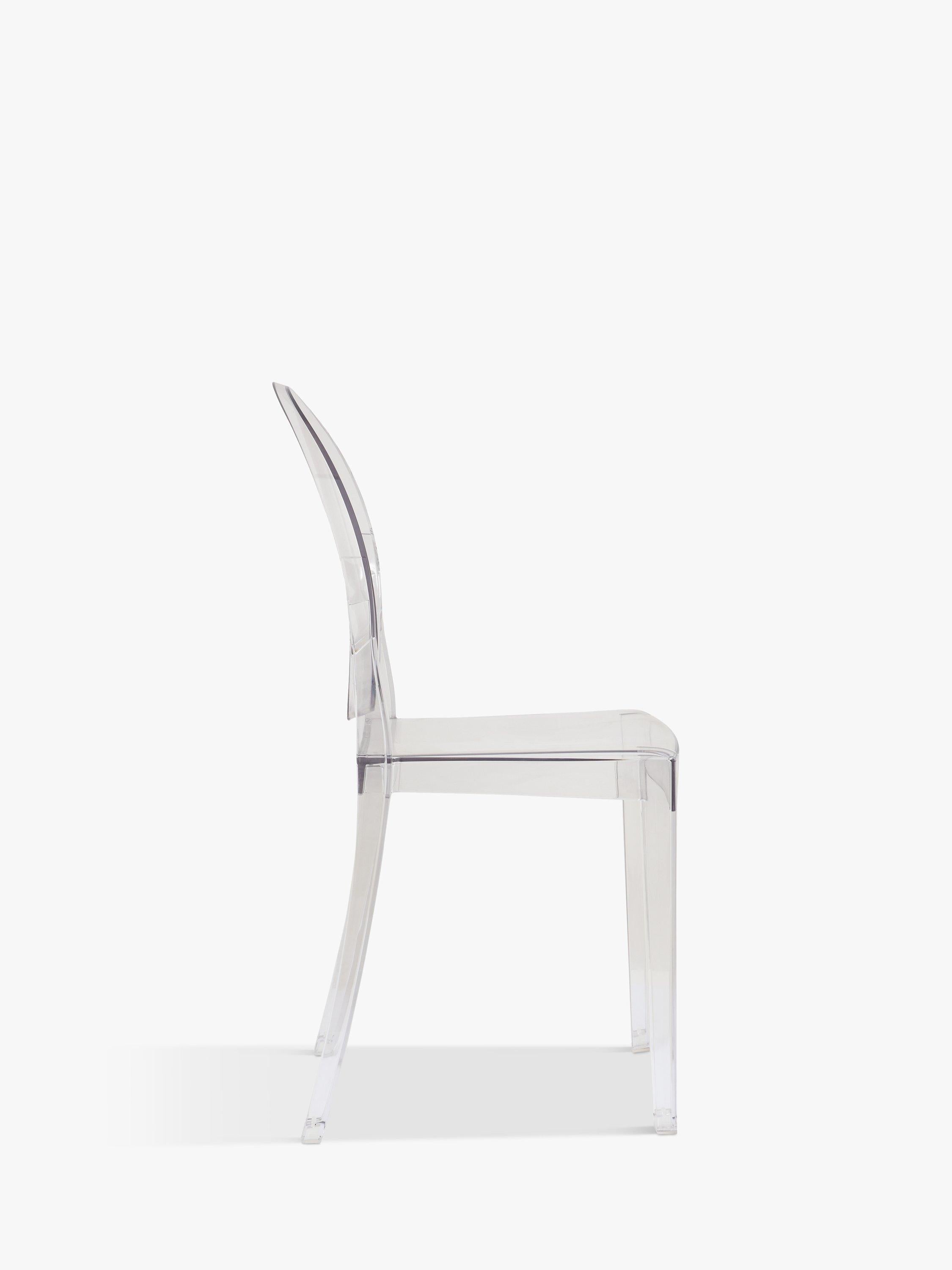 Kartell Victoria Ghost chair in transparent polycarbonate - British product