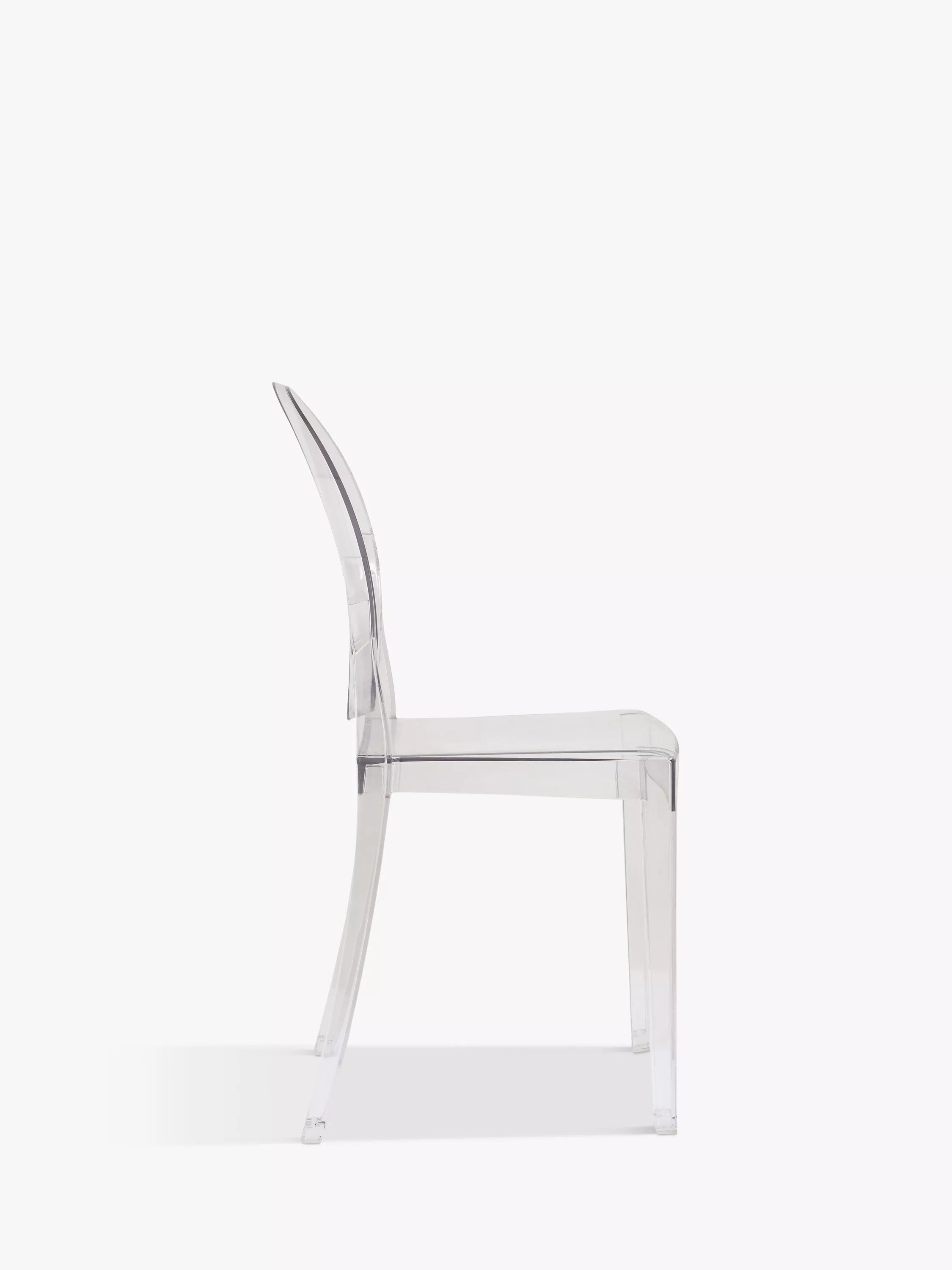 Kartell Victoria Ghost chair in transparent polycarbonate - British product