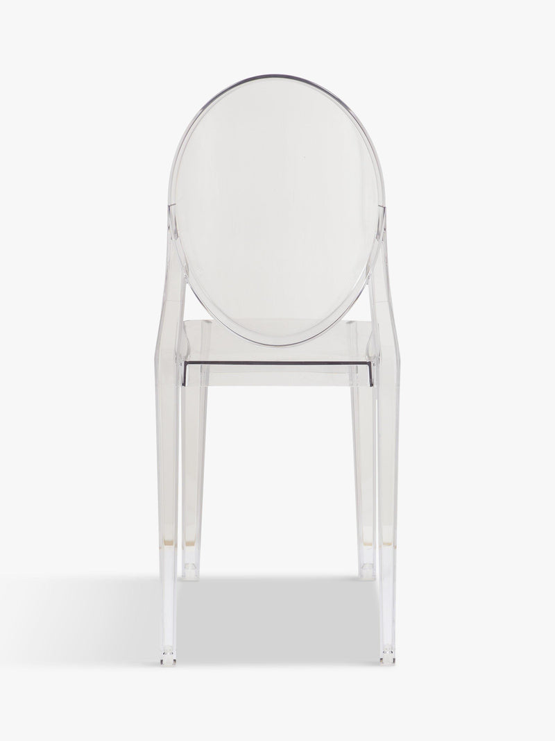 Kartell Victoria Ghost chair in transparent polycarbonate - British product