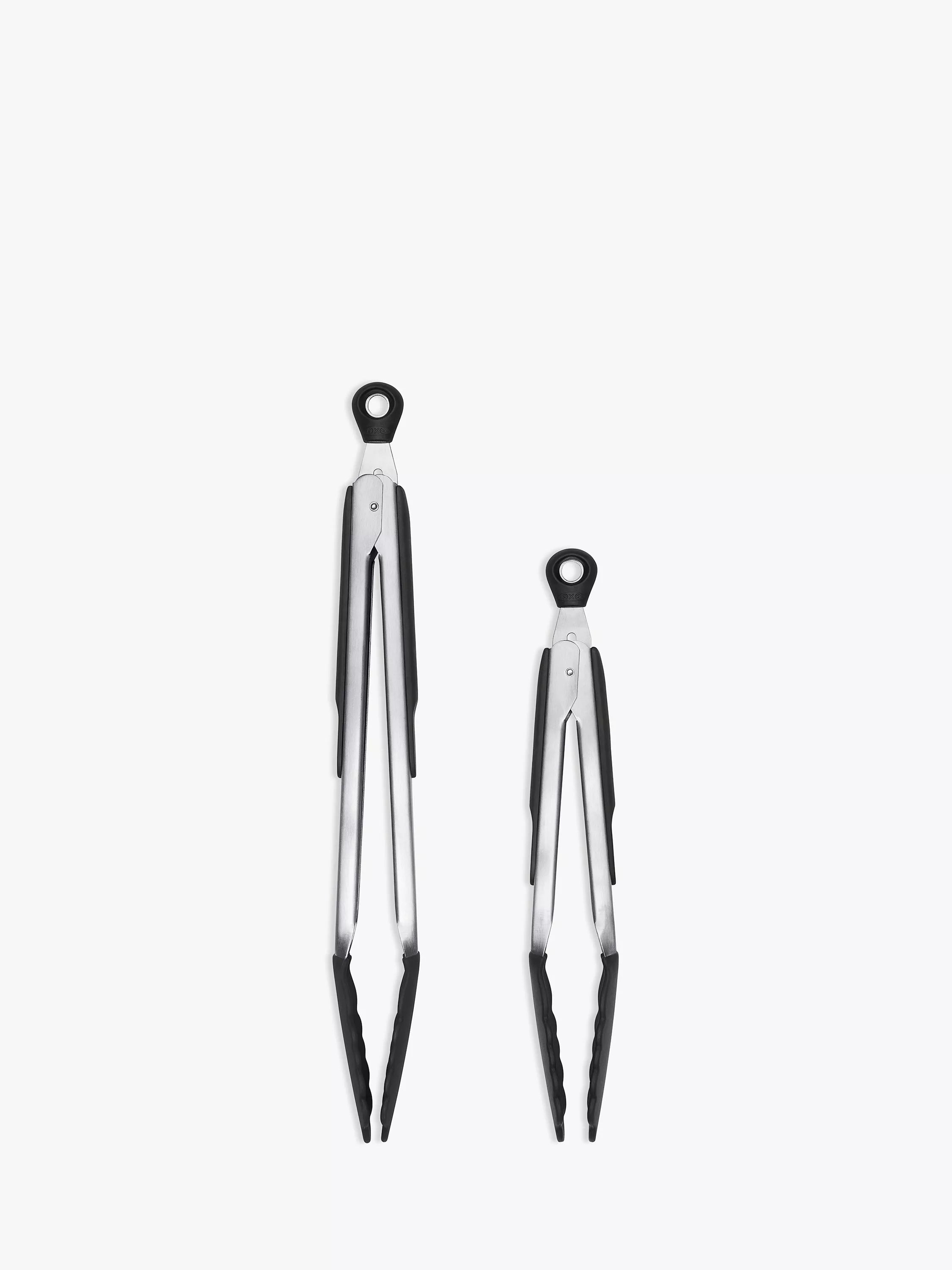 OXO locking tongs with silicone heads 12-inch, imported from the UK
