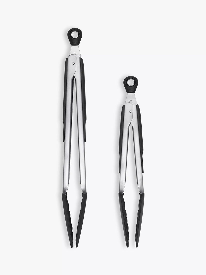 OXO Good Grips 9-inch locking tongs, imported from the UK