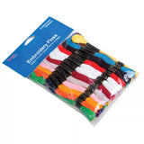 The Craft Factory 36-skein embroidery floss bright colours, UK version