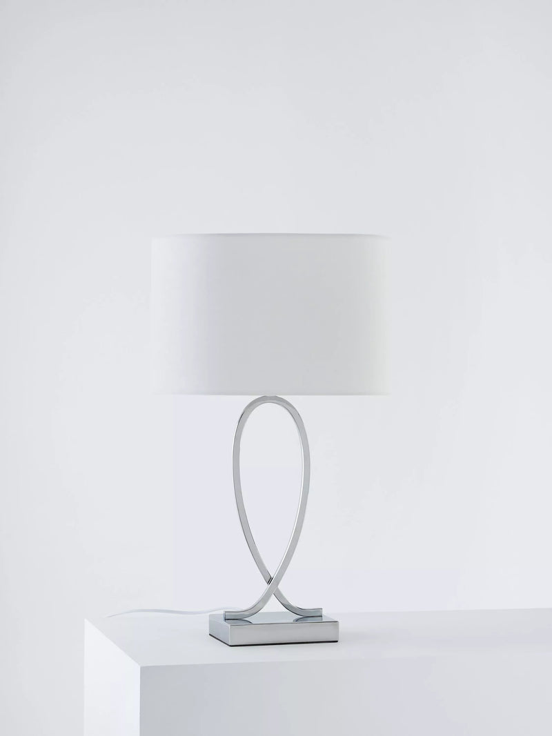 John Lewis Tom Touch Table Lamp Chrome (British brand)