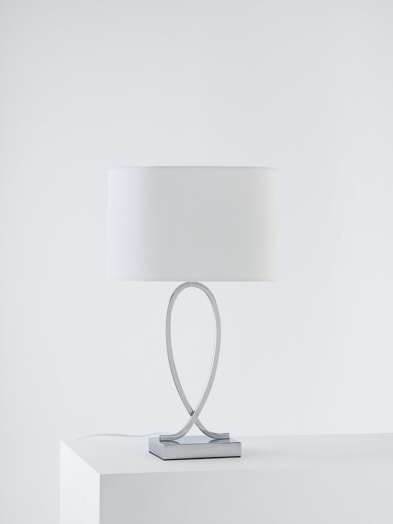 John Lewis Tom Touch Table Lamp Chrome (British brand)
