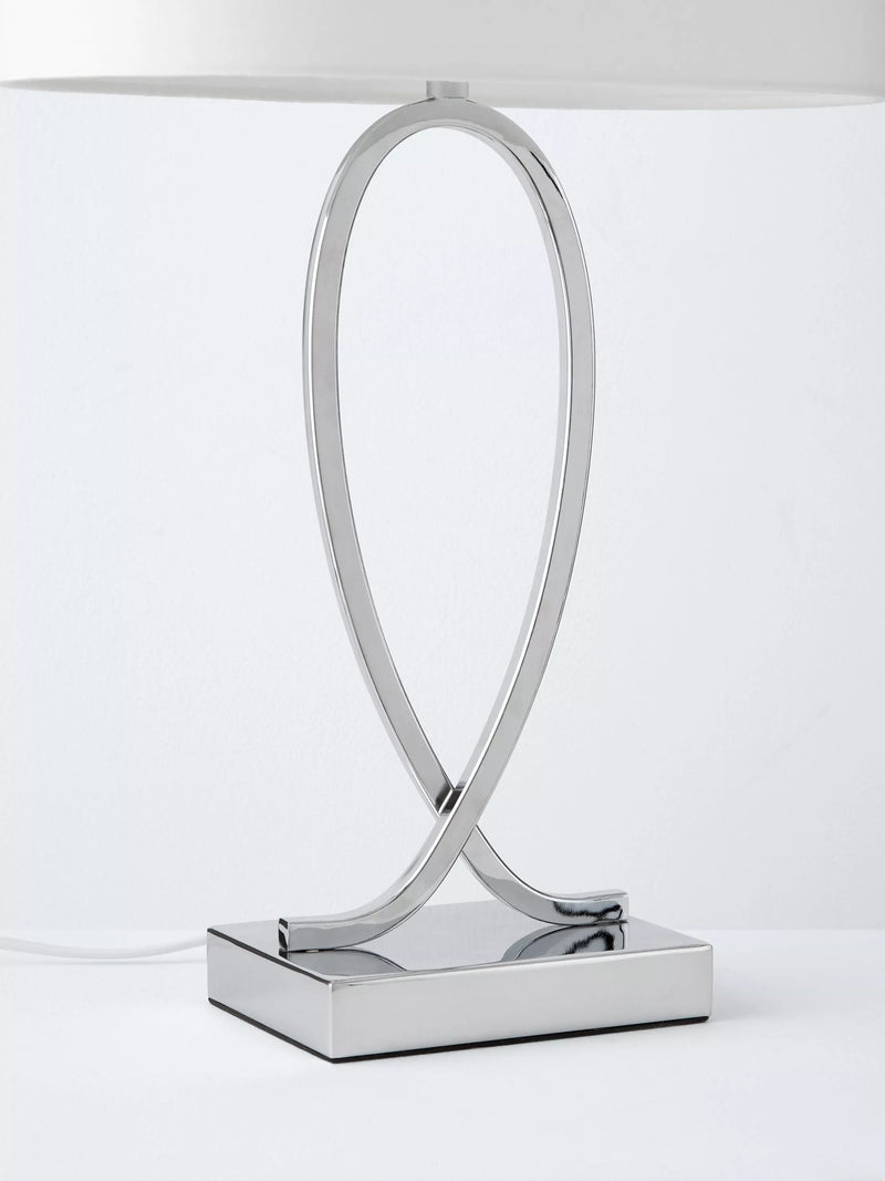 John Lewis Tom Touch Table Lamp Chrome (British brand)