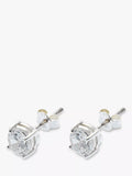 Nina B cubic zirconia stud earrings 0.6cm, UK version