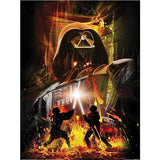 Star Wars Episode III epic battle print on paper (British brand)