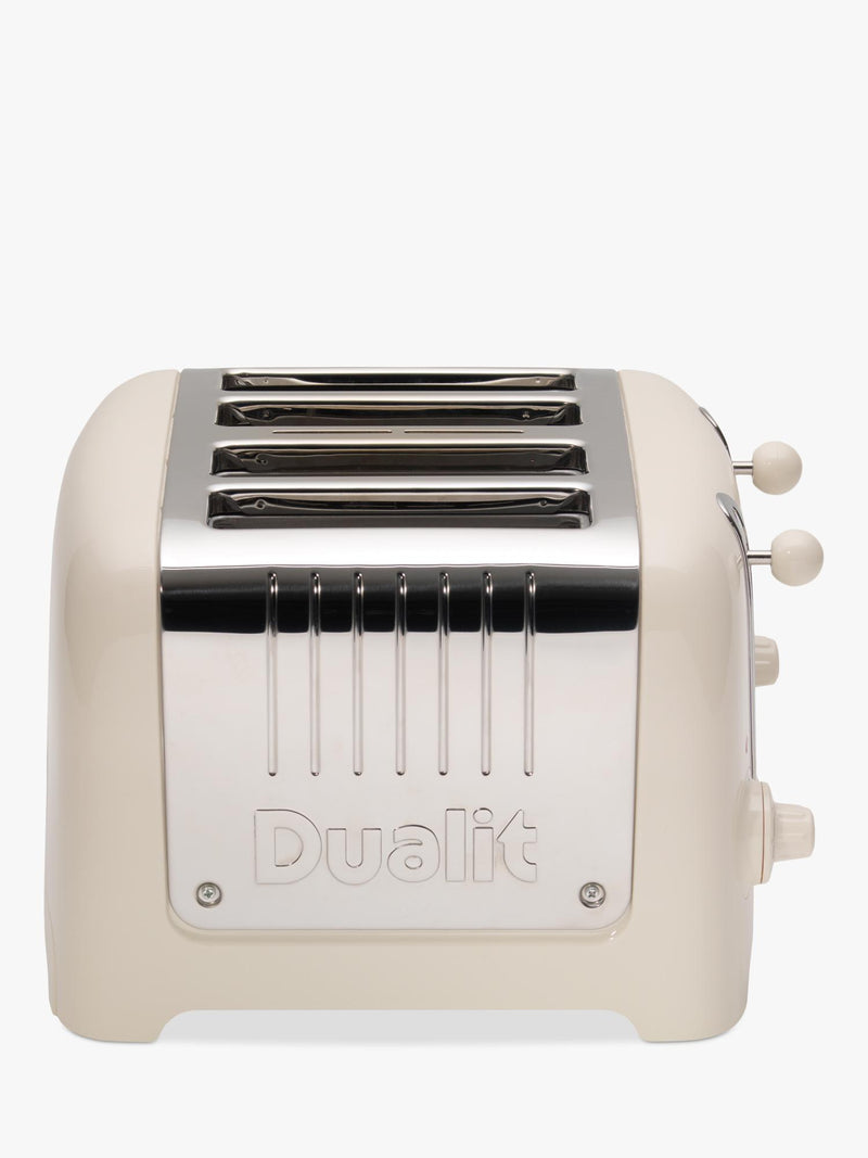 Dualit 4 Slice Lite Toaster in white - British product