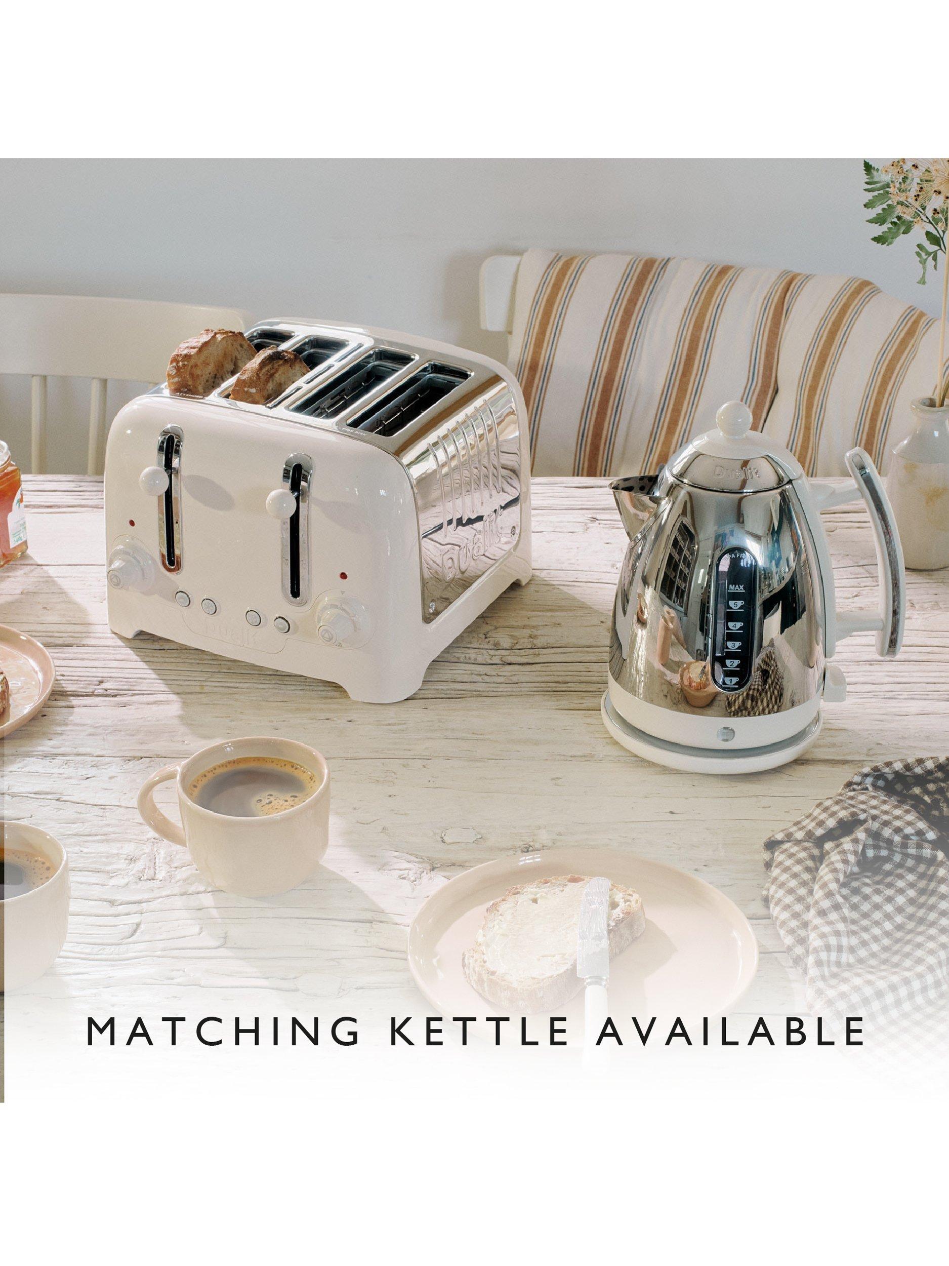 Dualit 4 Slice Lite Toaster in white - British product
