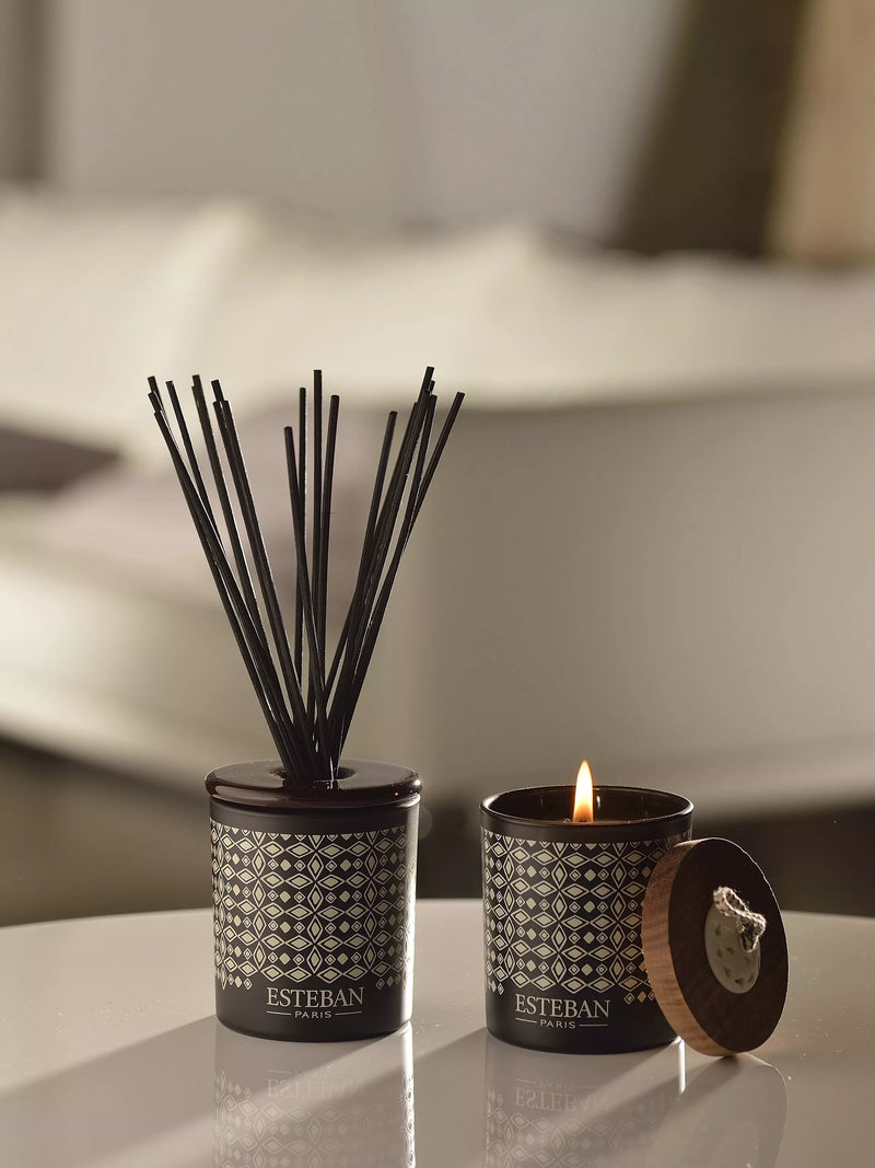 Esteban Teck & Tonka scented candle 180g - British product