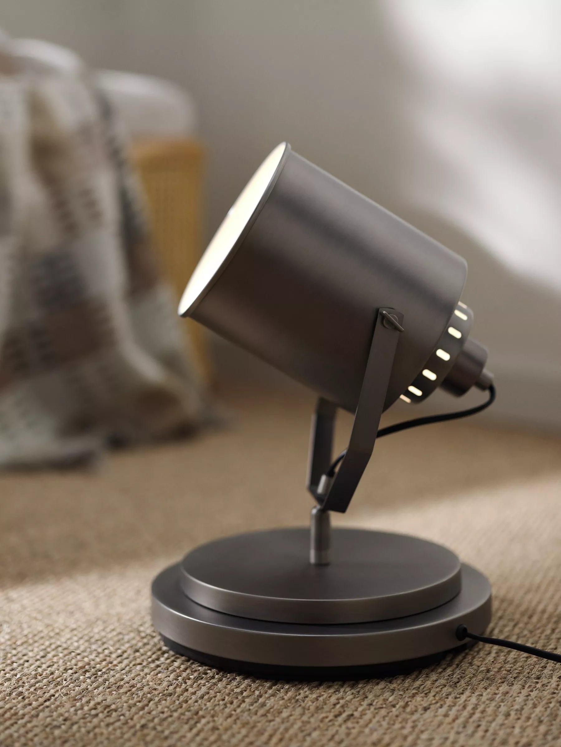 John Lewis Avery flood lamp pewter, imported from the UK