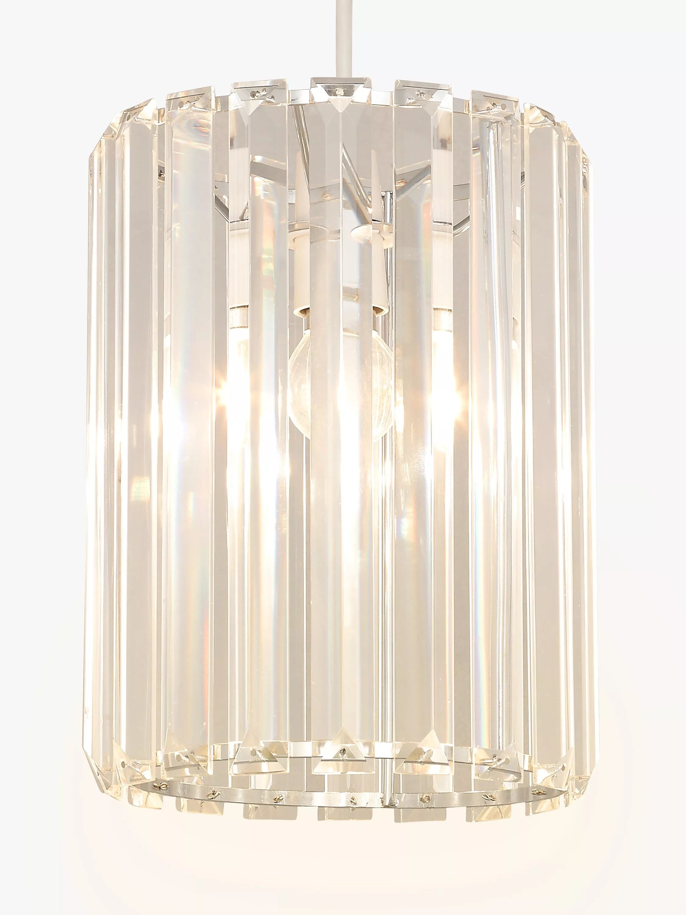 John Lewis Frieda crystal ceiling shade 25cm, imported from the UK