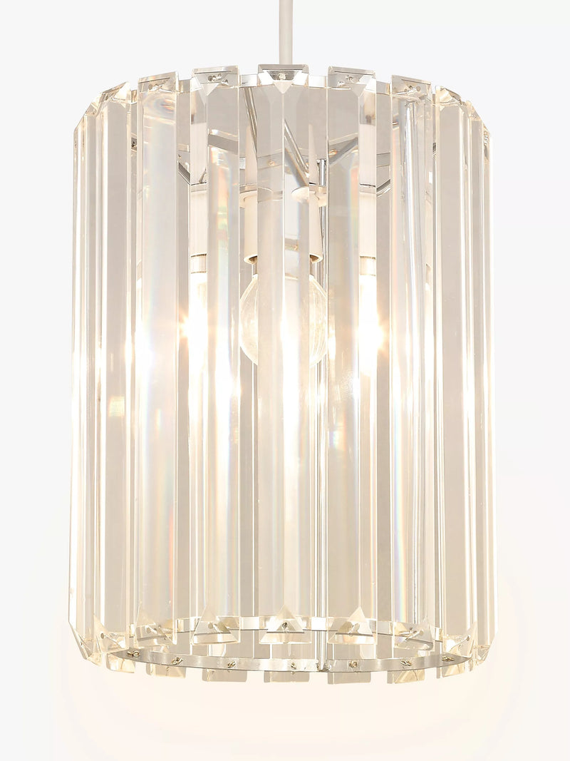 John Lewis Frieda crystal ceiling shade 25cm, imported from the UK