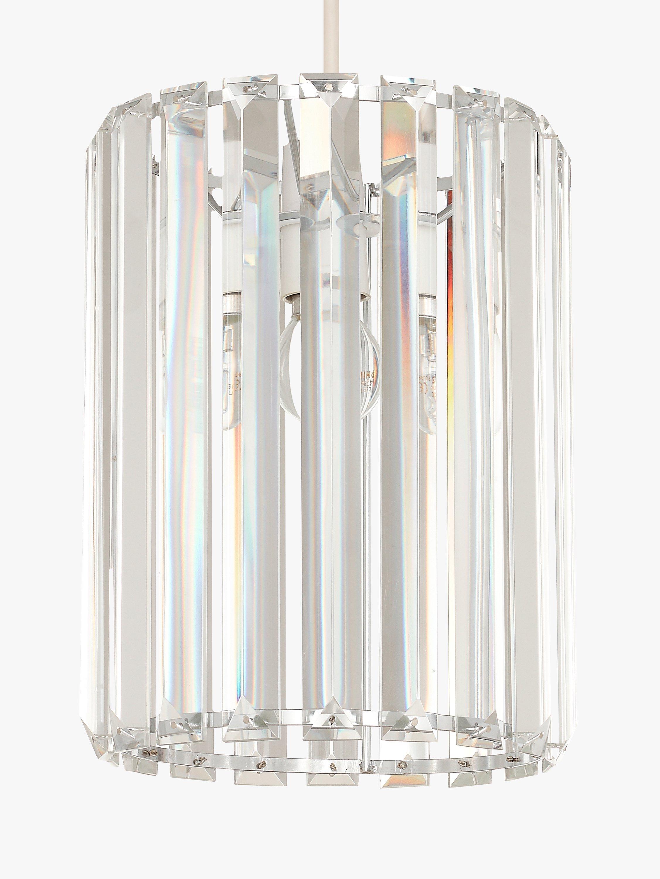 John Lewis Frieda crystal ceiling shade 25cm, imported from the UK