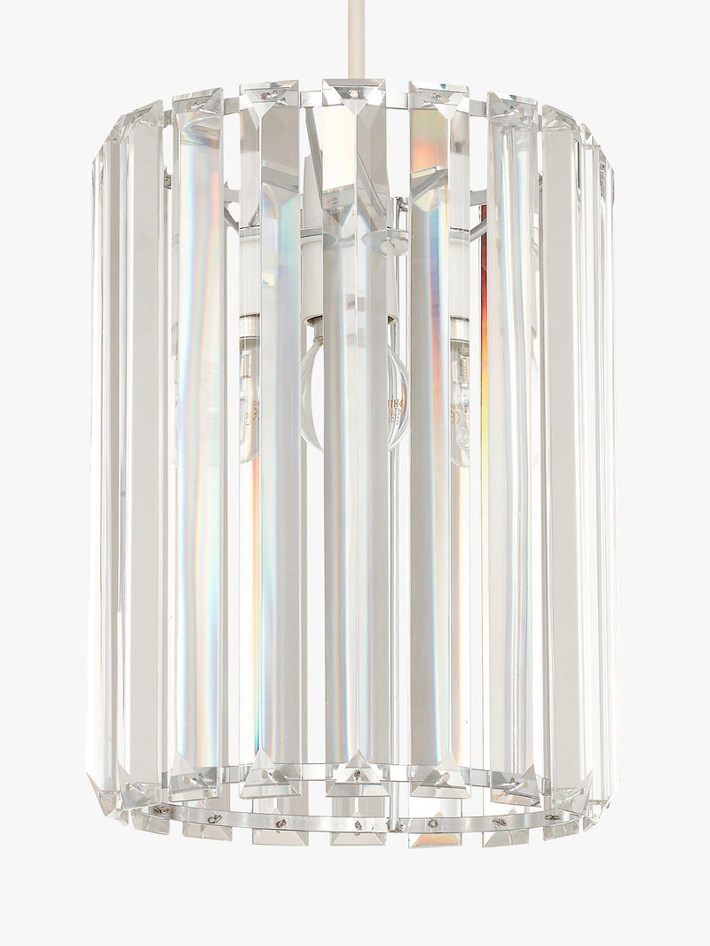 John Lewis Frieda crystal ceiling shade 25cm, imported from the UK