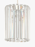 John Lewis Frieda crystal ceiling shade 25cm, imported from the UK