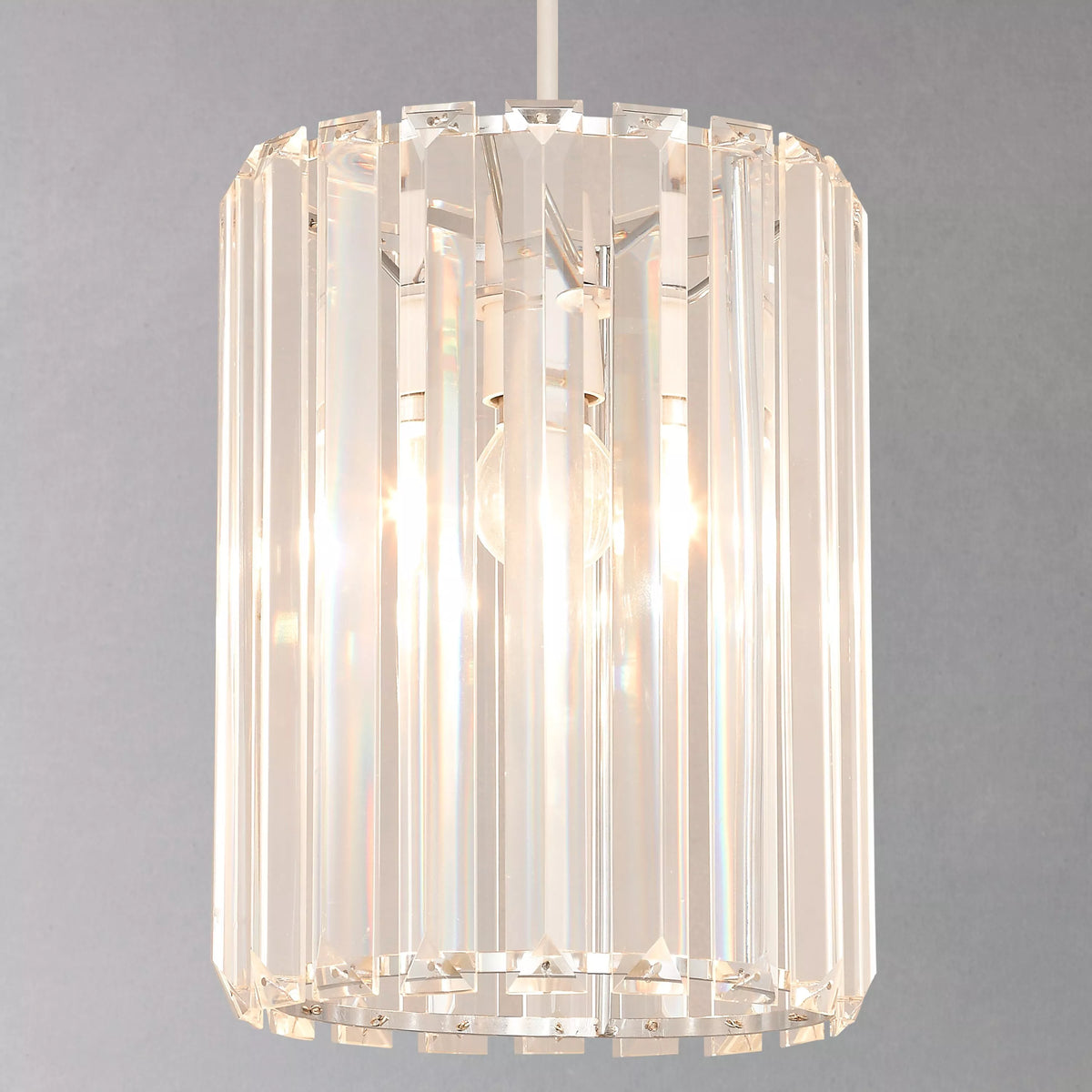 John Lewis Frieda crystal ceiling shade 25cm, imported from the UK