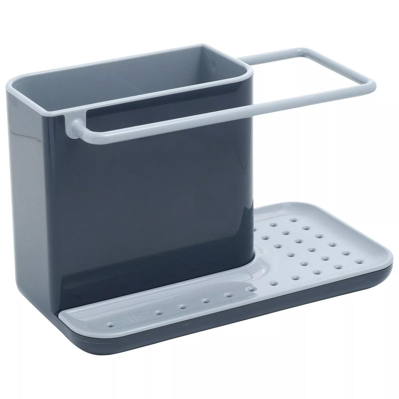 Joseph Joseph grey sink caddy with storage compartments and drying rail, UK version