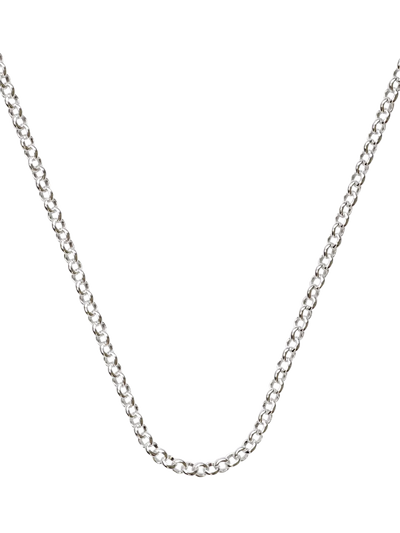 John Lewis Nina B Silver Baby Belcher Chain Necklace 45cm- Buy online at McGrocer