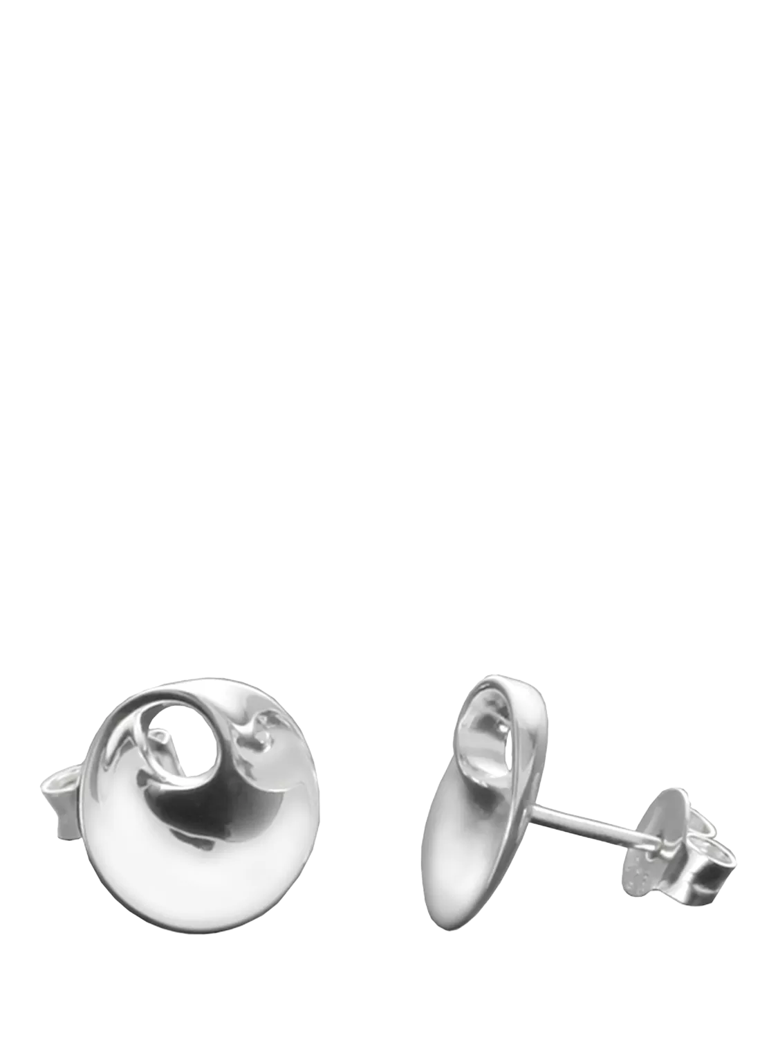 Nina B open circle stud earring 1cm, imported from the UK