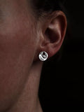 Nina B open circle stud earring 1cm, imported from the UK