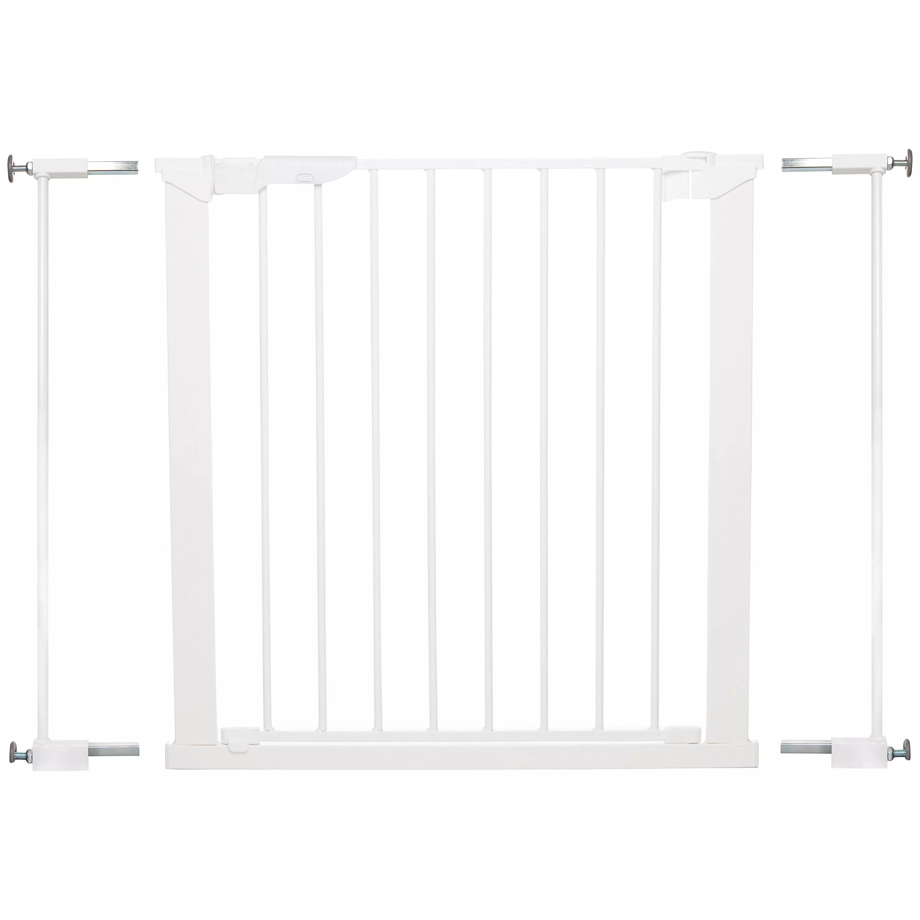BabyDan Premier True Pressure Gate with extensions, white - British product