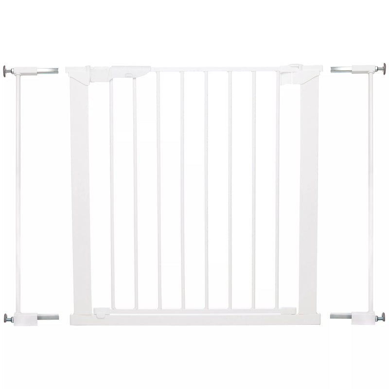 BabyDan Premier True Pressure Gate with extensions, white - British product