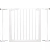 BabyDan Premier True Pressure Gate Including Extensions, White