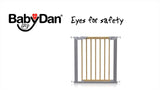 BabyDan pressure indicator safety baby gate with extensions - British product
