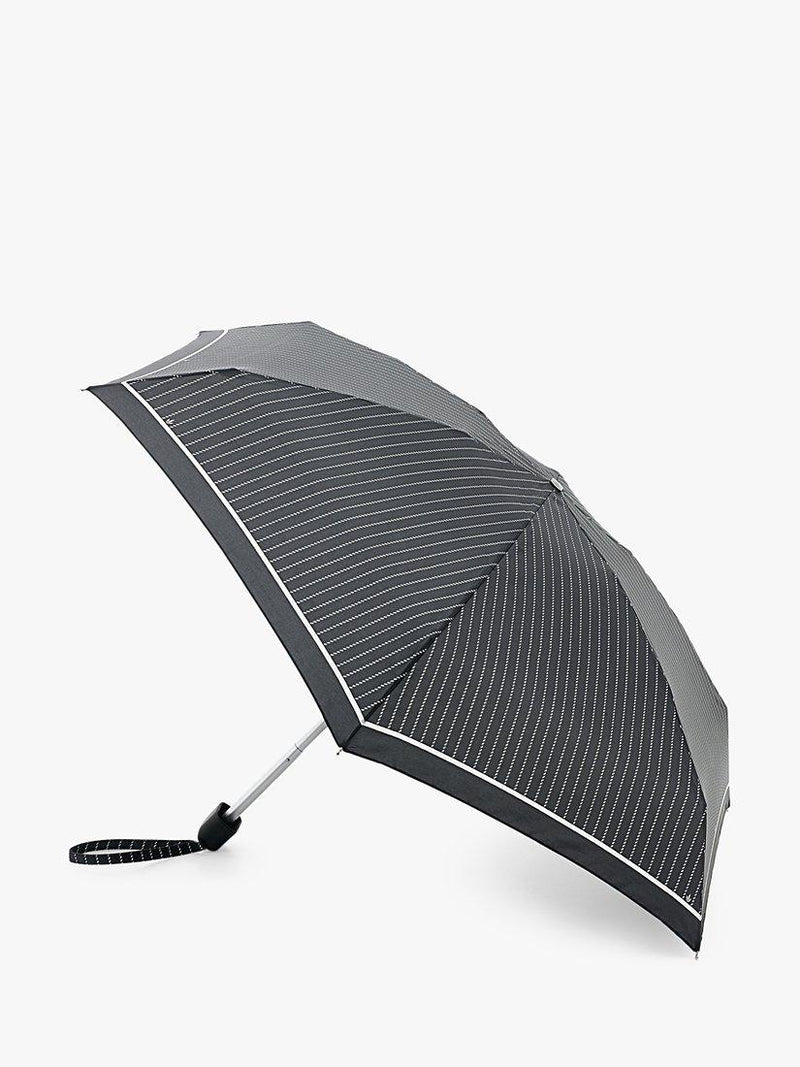 Fulton Tiny-2 compact folding umbrella black white - British product