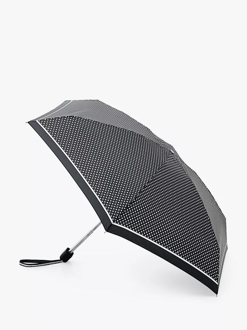 Fulton Tiny-2 compact folding umbrella black white - British product