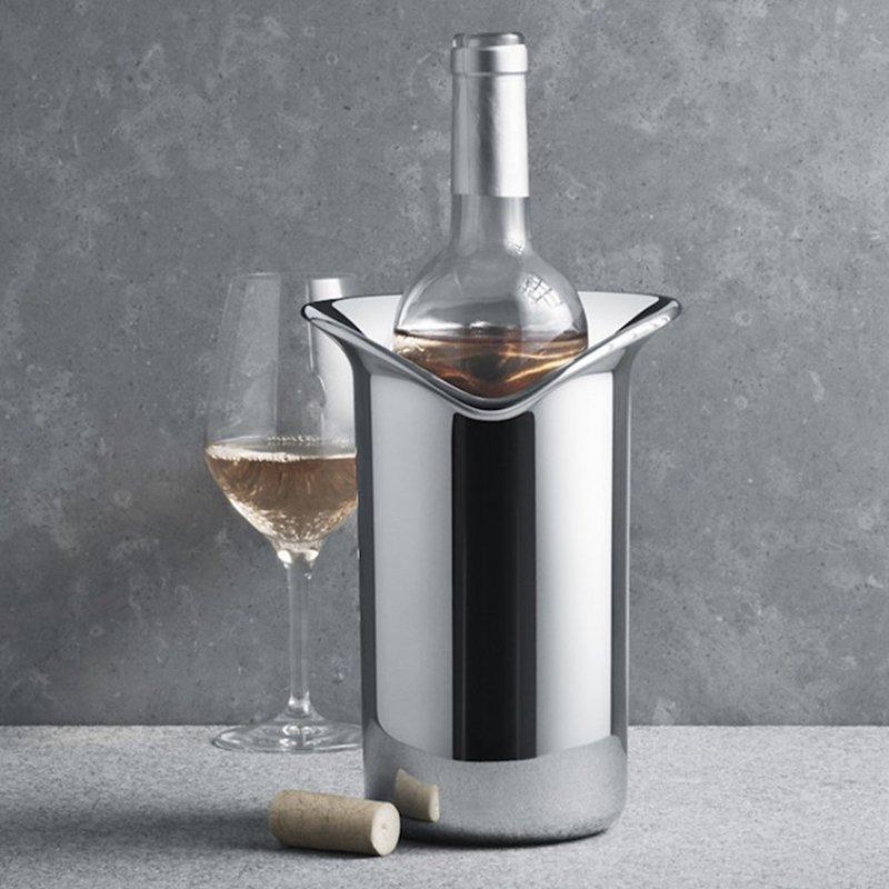 Georg Jensen stainless steel wine cooler, UK version