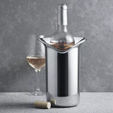 Georg Jensen stainless steel wine cooler, UK version