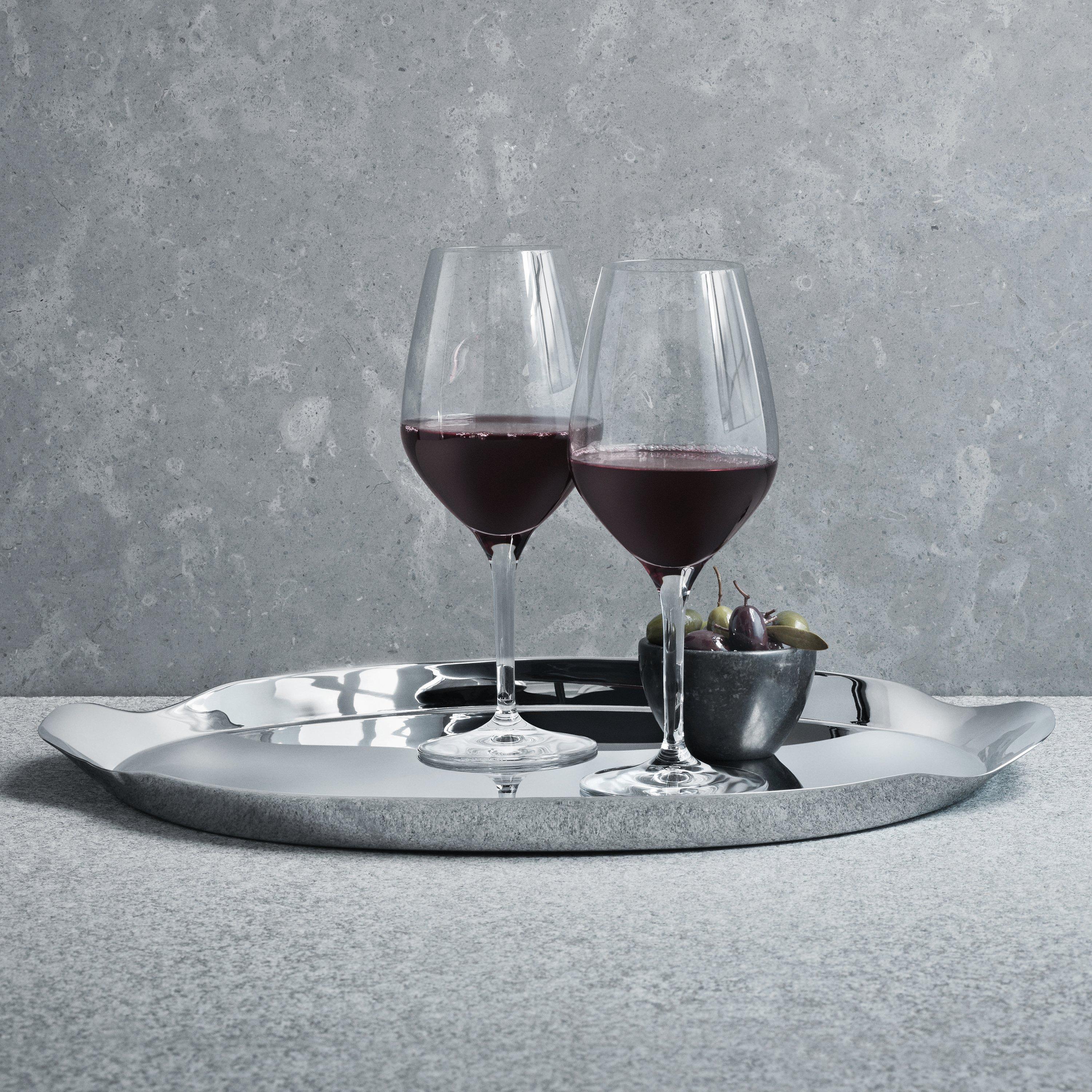 Georg Jensen stainless steel serving tray 39.4 cm (British brand)