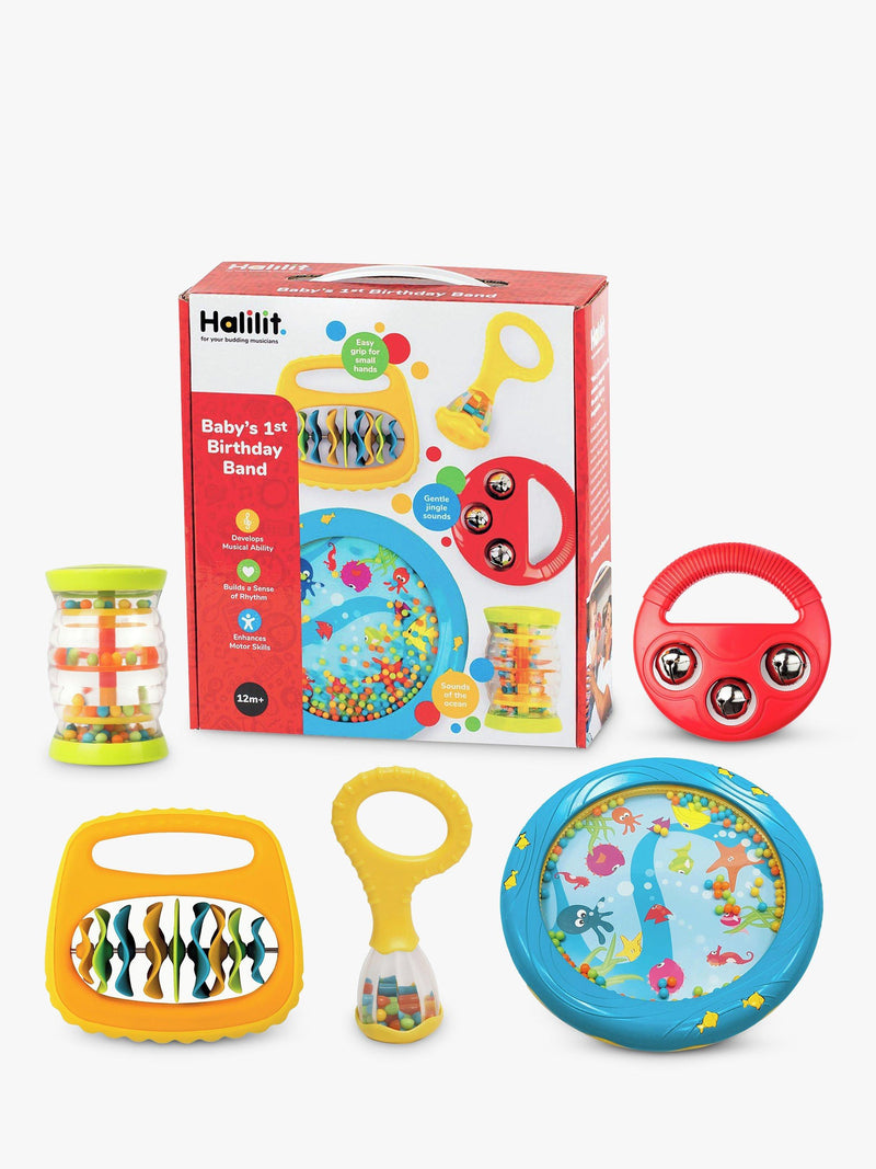 Halilit Baby's First Birthday Band musical instrument set, UK version