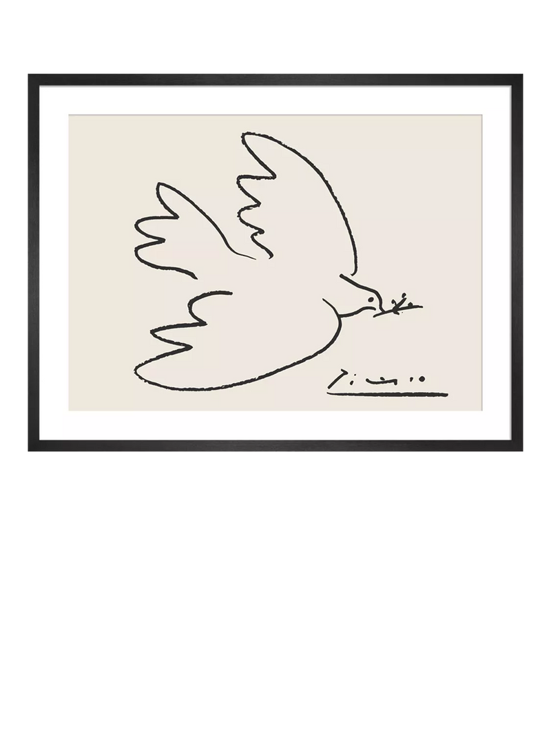 John Lewis framed print Dove of Peace 74x94cm, UK version