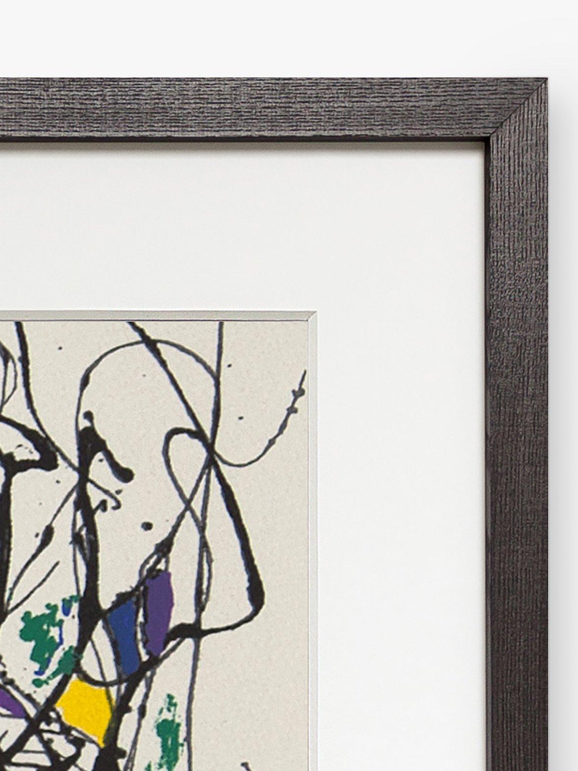John Lewis Jackson Pollock Summertime framed print 39x150cm, imported from the UK