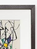 John Lewis Jackson Pollock Summertime framed print 39x150cm, imported from the UK