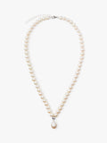 Lido sterling silver pendant necklace with freshwater pearls and cubic zirconia, UK version