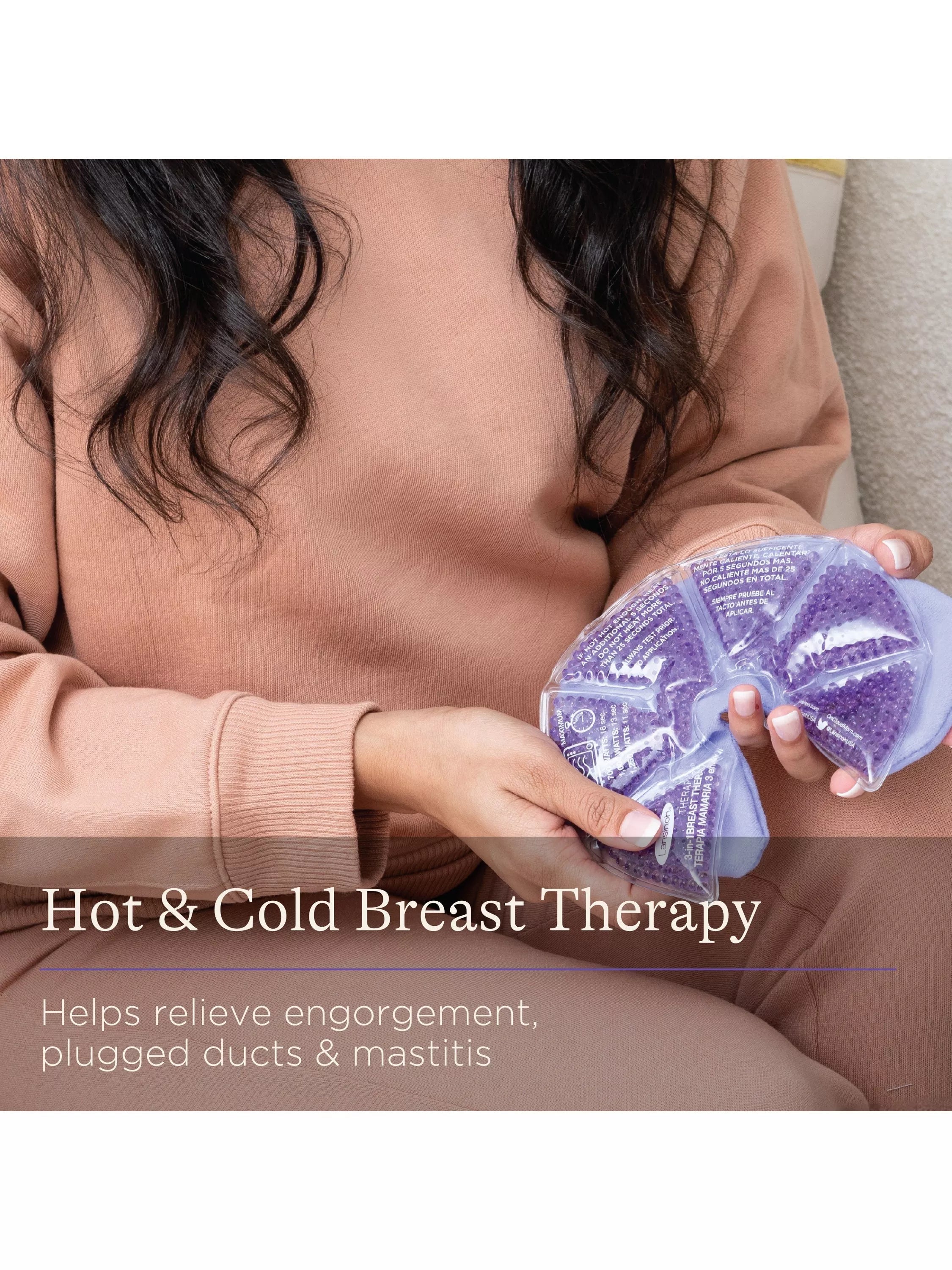 Lansinoh Therapearl 3-in-1 breast therapy pack, pack of 2, UK version