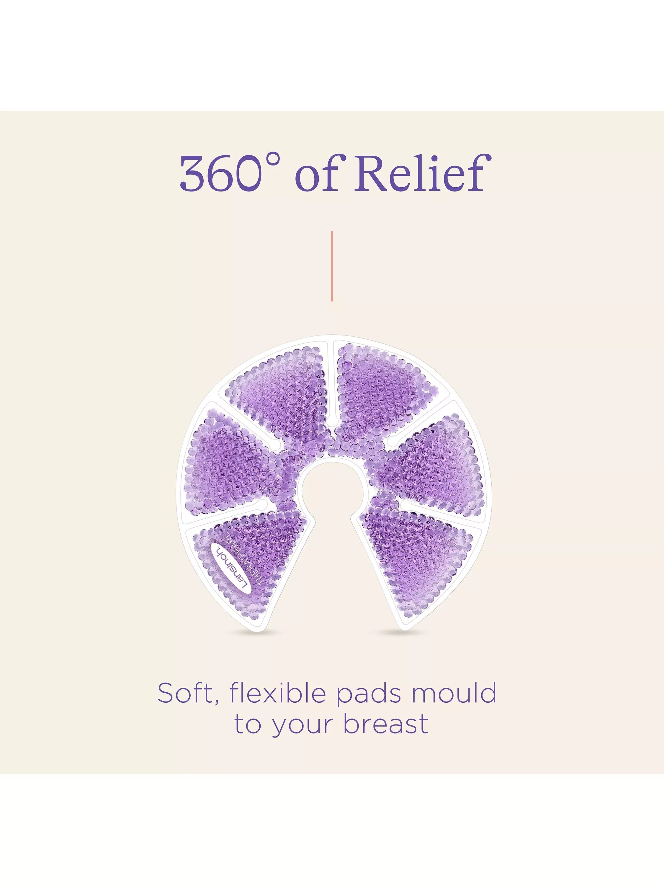 Lansinoh Therapearl 3-in-1 breast therapy pack, pack of 2, UK version