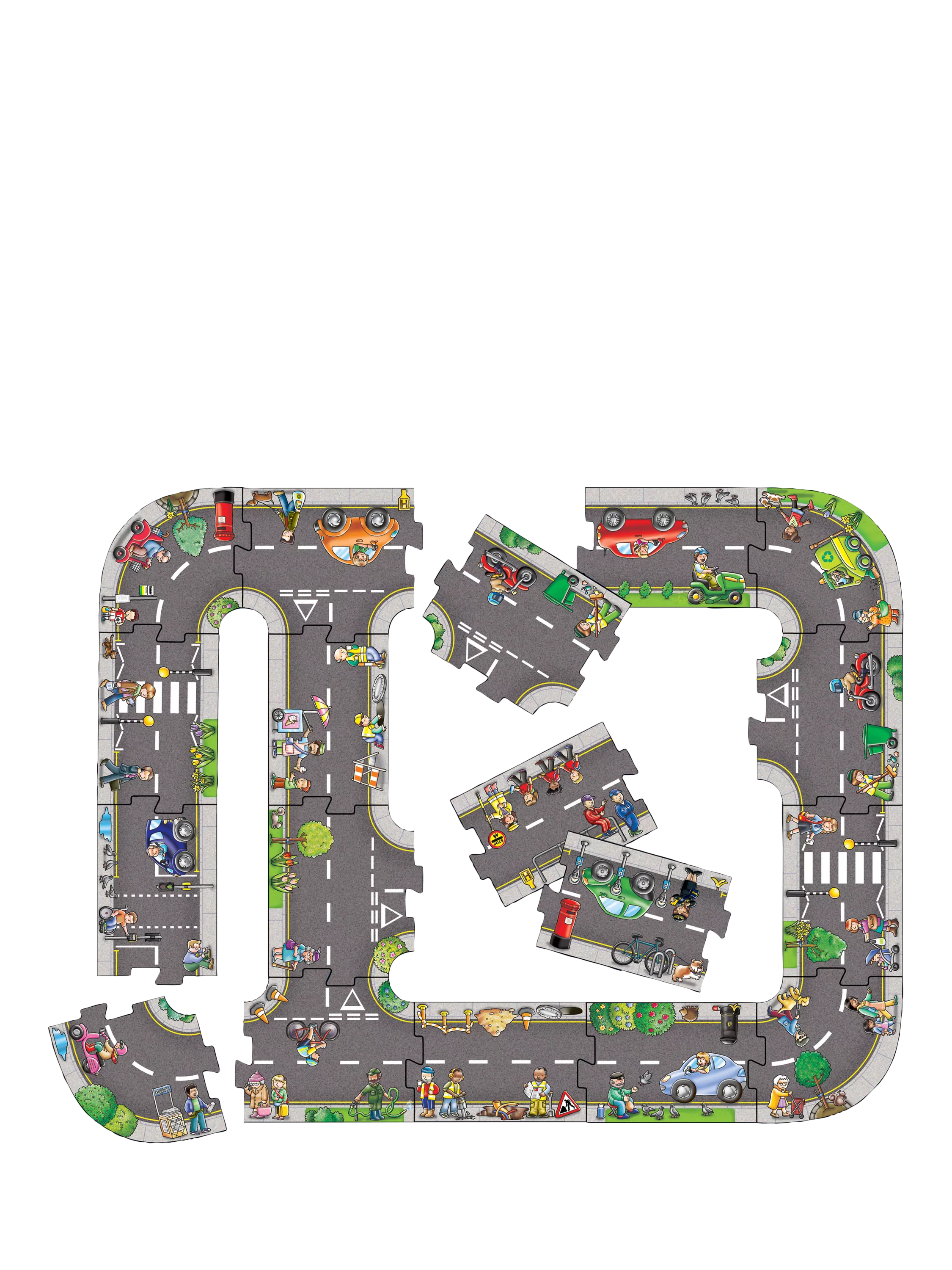 Orchard Toys road jigsaw puzzle 20 pieces, imported from the UK