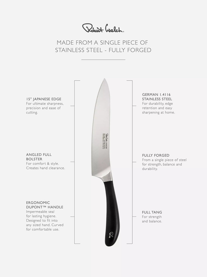 Robert Welch Signature Cooks Knife 20cm, UK version