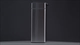 Simplehuman rectangular touch bar bin in brushed stainless steel, 30L (British brand)