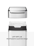 Simplehuman Slim Touch Bar Bin in brushed stainless steel, 40L capacity (British brand)