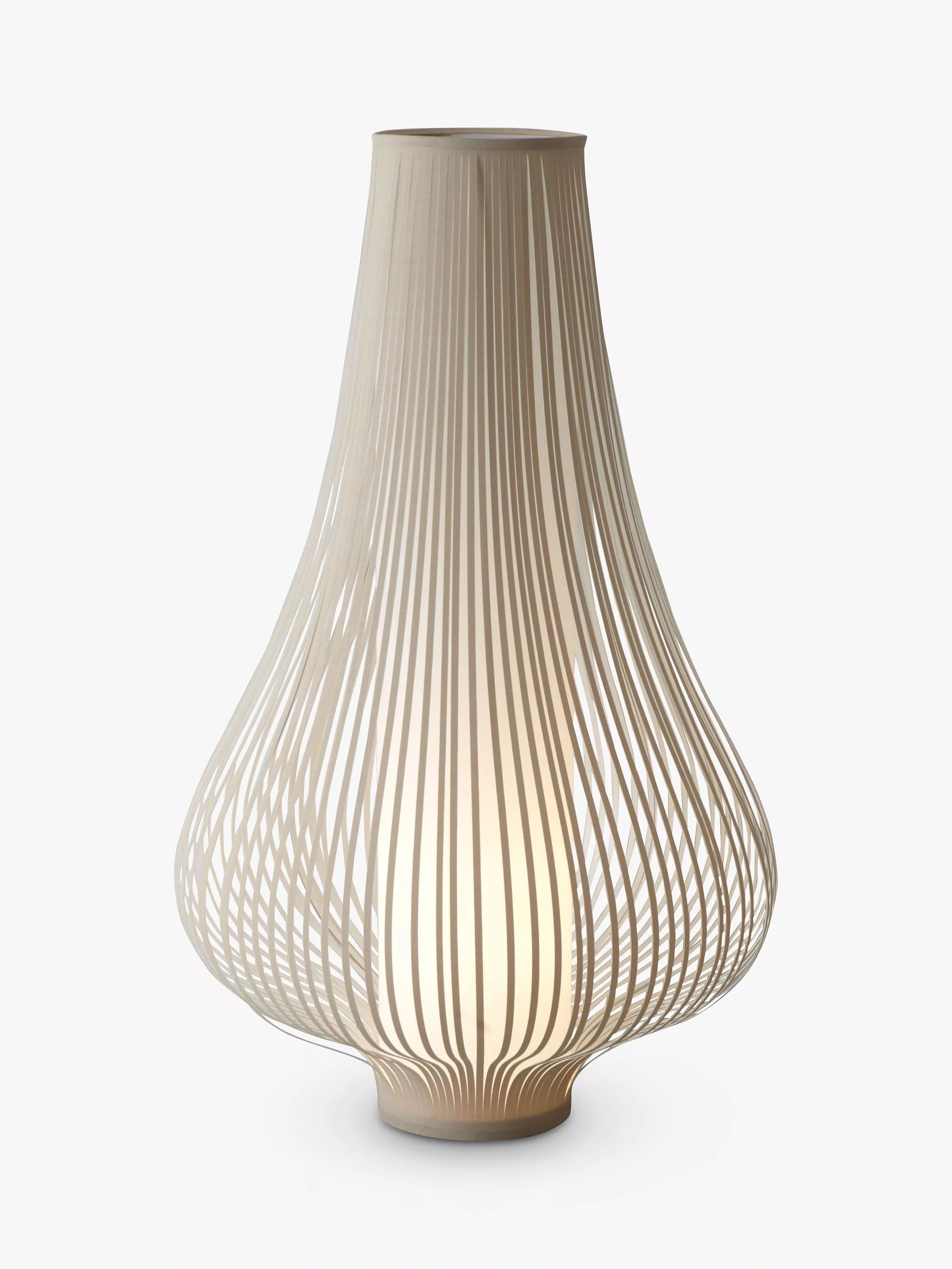 John Lewis Harmony Ribbon Large Table Lamp H70 x Dia.50cm, imported from the UK