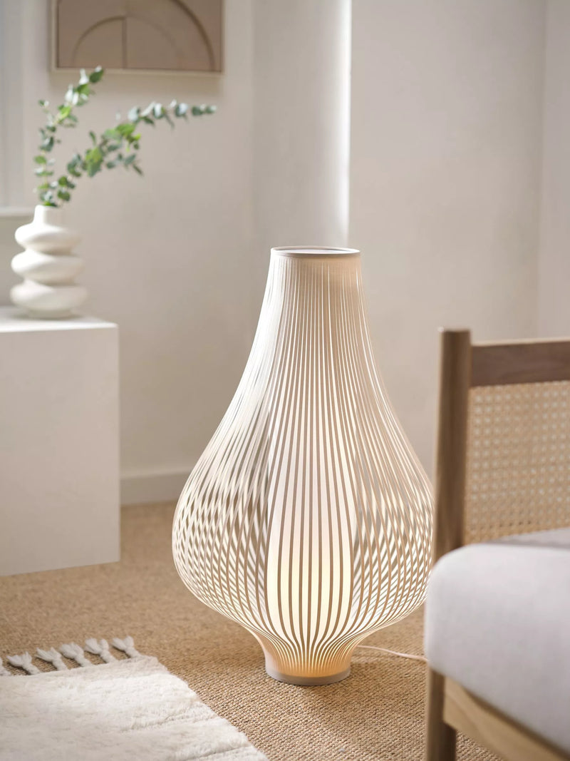 John Lewis Harmony Ribbon Large Table Lamp H70 x Dia.50cm, imported from the UK