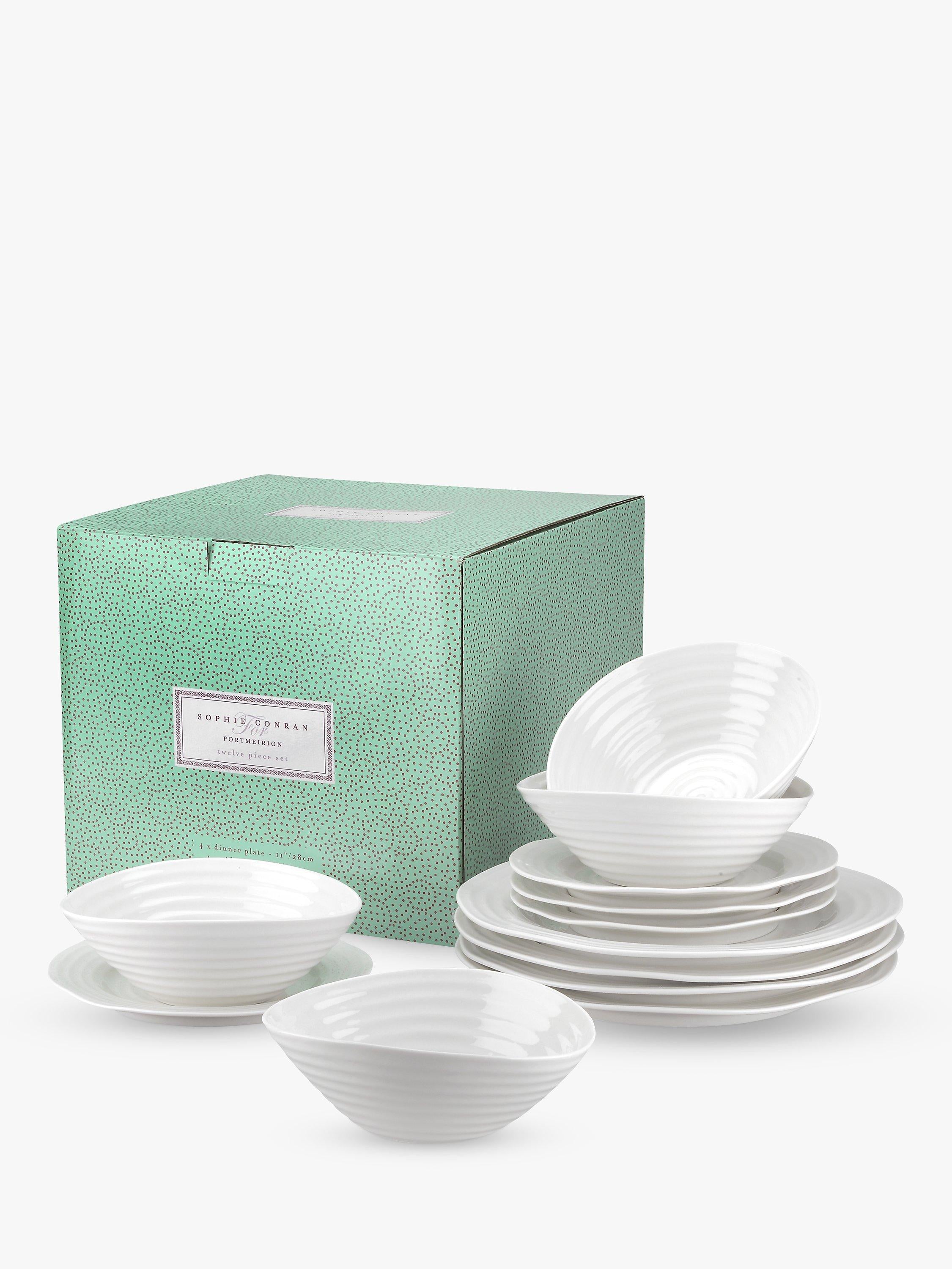 Sophie Conran dinnerware set 12 piece white - British product