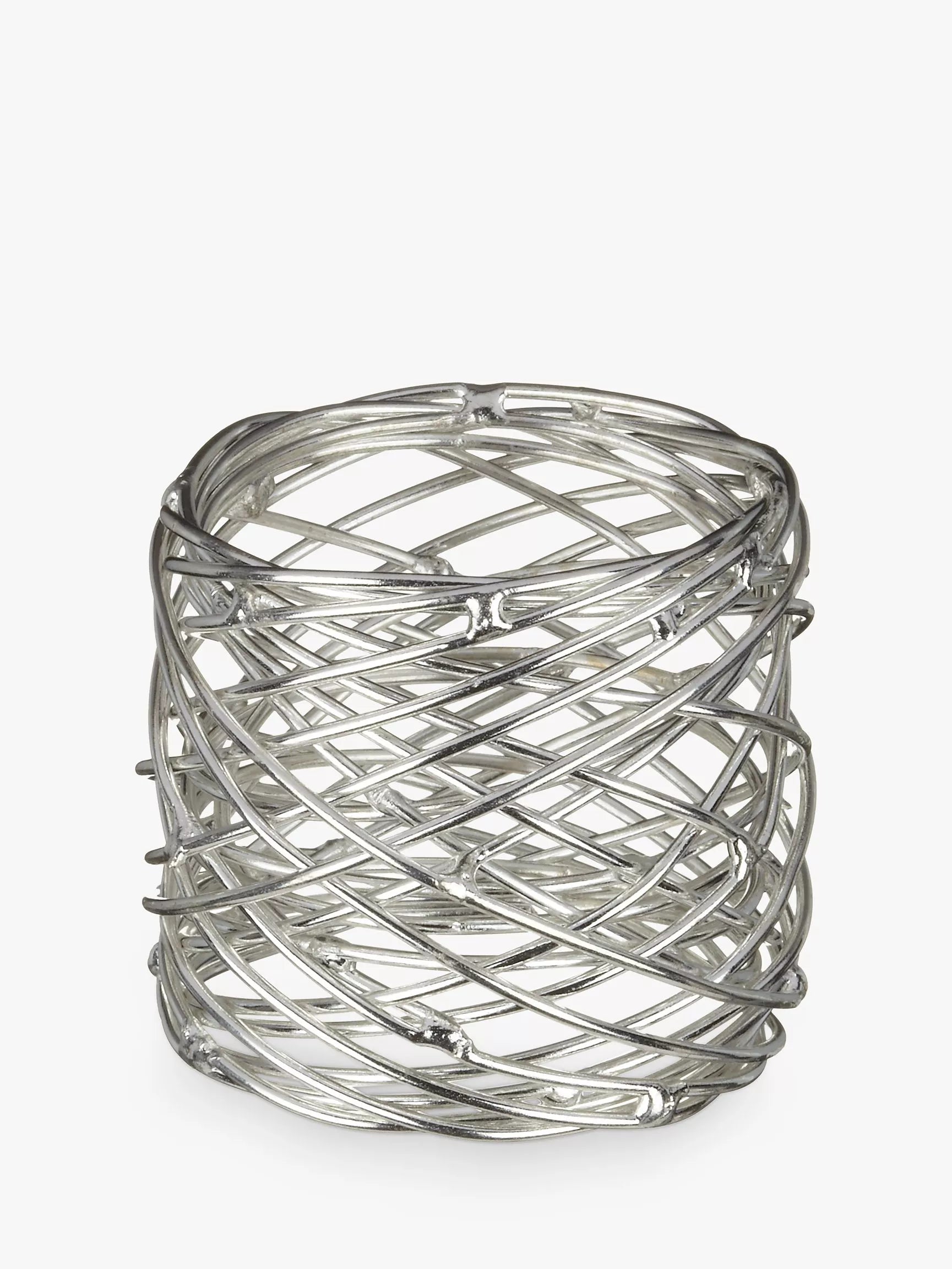 John Lewis nest napkin rings silver (British brand)