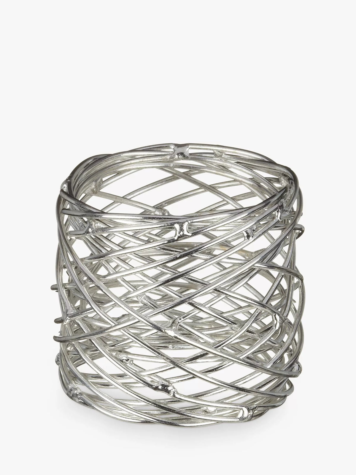 John Lewis nest napkin rings silver (British brand)